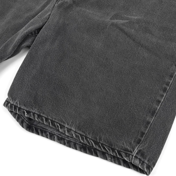 Vintage Levi's 550 Gray Denim Orange Tab Shorts 35 - Picture 3 of 8